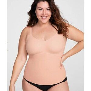 Honeylove Liftwear Tank Blush  Removable Cups All over Smoothing XXL